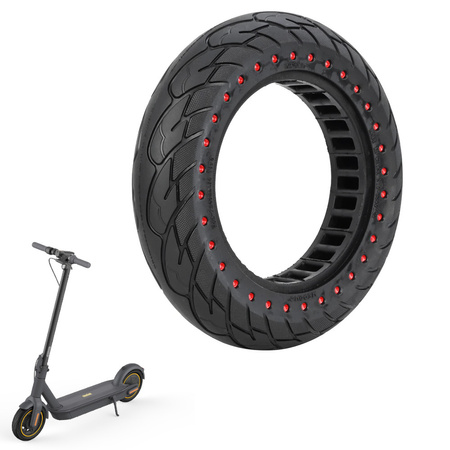 Opona półpełna 10x2.5" Red Dot do Ninebot Max G30 / Motus Scooty 10