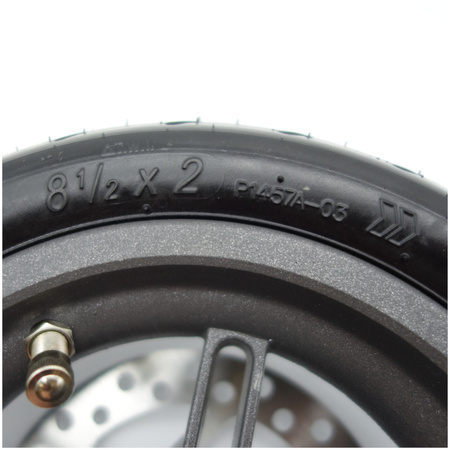 Koło tylne z oponą pneumatyczną i tarczą ham 120mm do Xiaomi M365 PRO / PRO 2