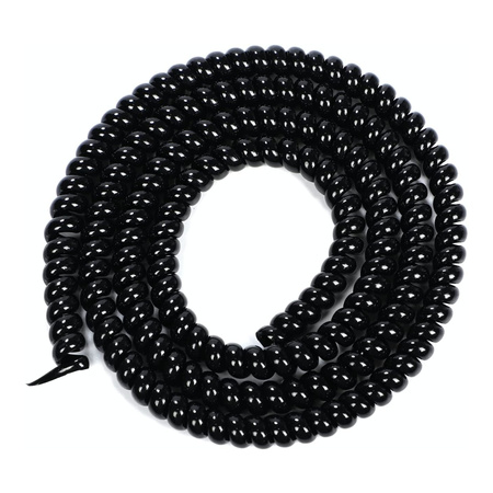 Spiralna Osłona Kabli do Hulajnogi Elektrycznej - Czarny Połysk