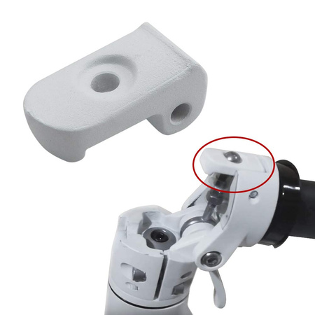 Hak Zaczep mechanizmu składania kierownicy do Xiaomi M365 / PRO / PRO 2 / 1S / Essential - Biały
