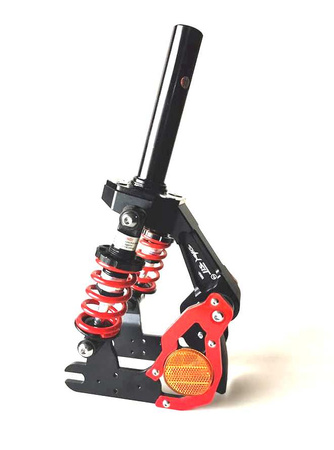 Zawieszenie przednie amortyzator SHARKSET do Xiaomi M365 / M365 PRO / PRO 2 / 1S / Essential / Motus Scooty 8.5 / Fiat 500 / Aovo PRO - kolor CZERWONY