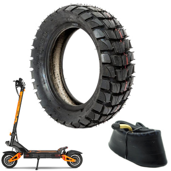 ZESTAW Opona 10x3 (255x80) + Dętka 10x2.50" Zakrzywionym Wentylem 90/45 do KuKirin G3 PRO