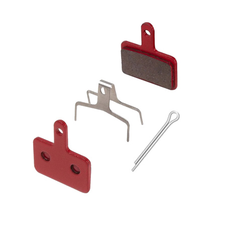 Klocki Hamulcowe do AUSOM DT2 Pro, F1 MAX / KuKirin G2, G2 Master, G3 Pro, G4 / Motus PRO 10 - czerwone