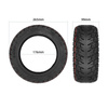 Opona pneumatyczna ULIP 90/55-7" tubeless z żelem do Segway Ninebot GT1/GT