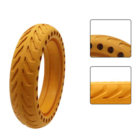 OPONA 8.5x2" (8 1/2x2) Półpełna do Xiaomi M365 / PRO 2 / Mi 3 / Fiat 500 - POMARAŃCZOWA