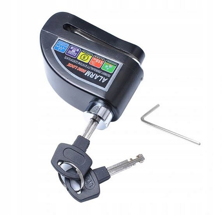 Blokada Tarczy Hamulcowej DISC LOCK Alarm do Xiaomi M365 / PRO / PRO 2 - Czarny