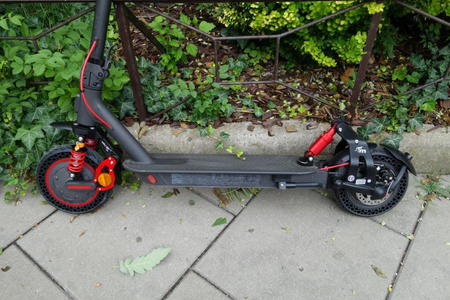 Zawieszenie przednie amortyzator SHARKSET do Xiaomi M365 / M365 PRO / PRO 2 / 1S / Essential / Motus Scooty 8.5 / Fiat 500 / Aovo PRO - kolor CZERWONY