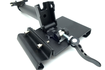 Amortyzowane siodełko do Xiaomi M365 / 1S / Essential / Mi 3 / Fiat 500 - Czarny, czerwony