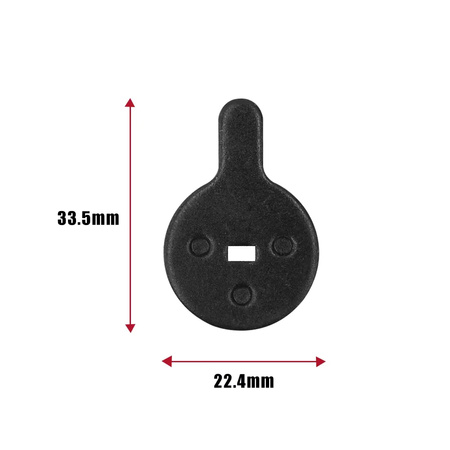 Zestaw 2x Klocki Hamulcowe do KuKirin G2 PRO, G2 MAX / Kugoo G-Booster, G2 PRO