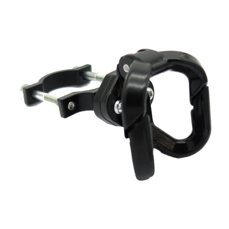 Zamykany hak zaczep CZARNY na torbę do kierownicy do Ninebot Max G30 / Motus Scooty 10 / Frugal Power