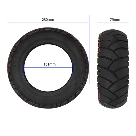 Gruba Opona 10x3" (255x80) do KuKirin G2 MAX /  G2 Master/ G3 PRO / Ausom SR1 / F1 Max