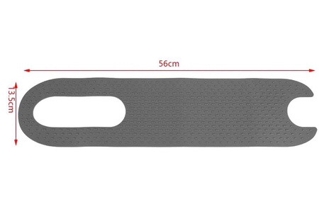 Gumowa Nakładka naklejka na podest do Xiaomi M365 / 1S / Essential / Mi 3