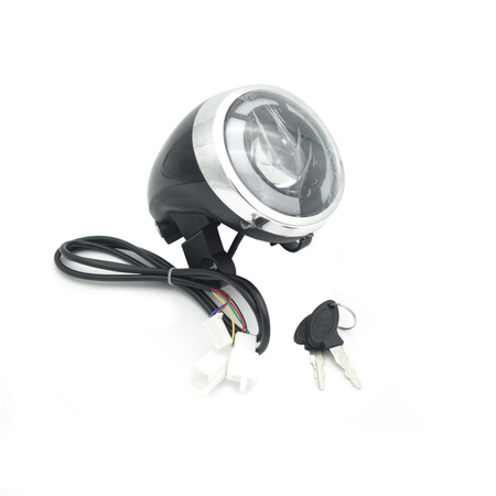 Lampa przednia LED z wyświetlaczem i stacyjką do skutera elektrycznego CP-1 / Velex / City Coco / Bili Coco