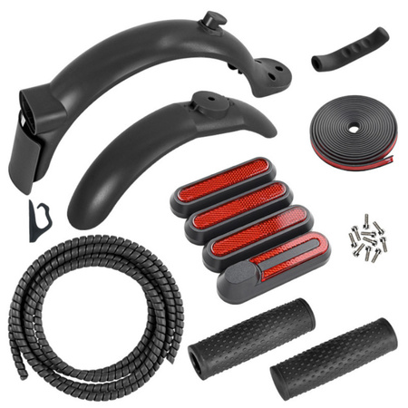 Ciemno szary zestaw do personalizacji hulajnóg Xiaomi M365 / M365 PRO / PRO 2 / 1S / Essential / Mi3