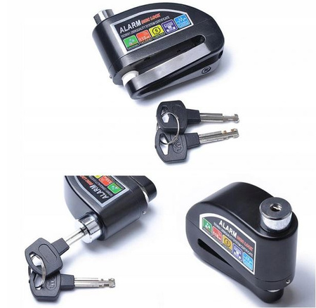 Blokada Tarczy Hamulcowej DISC LOCK Alarm do Xiaomi M365 / PRO / PRO 2 - Czarny