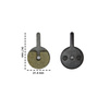 Klocki hamulcowe 2szt do Kugoo M4 / M4 PRO / Speedway 5 / Dualtron Spider / Eagle / Ultra - Czarne