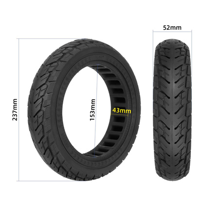 Opona Bezdętkowa ULIP 10x2.125" (250x54) do Ninebot F20 / F30 / F40 / Xiaomi 4 Lite (2nd Gen)