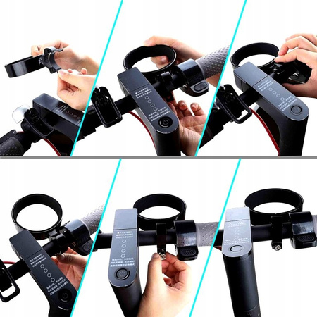 Uchwyt na butelke lub kubek do Xiaomi M365 / PRO 2 / 1S / Mi 3 / Ninebot MAX / Motus Scooty 10