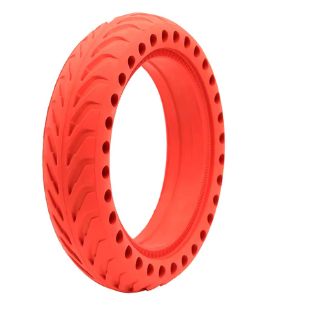 Opona Pół pełna bezdętkowa 8.5x2" do Xiaomi M365 / PRO / PRO 2 / 1S / Essential - CZERWONY