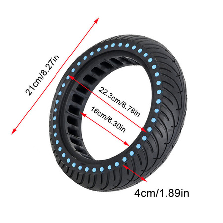 Opona półpełna 8.5x2" BLUE DOT do Xiaomi M365/PRO/1S/PRO2/Essential/Mi3
