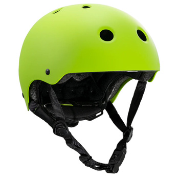 Kask ochronny w kolorze limonkowym - rozmiar M