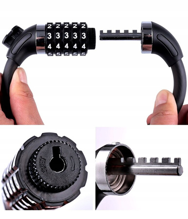 Zabezpieczenie antykradzieżowe z kodem do Xiaomi M187 / M365 / PRO / PRO 2 / 1S / Essential / Fiat 500