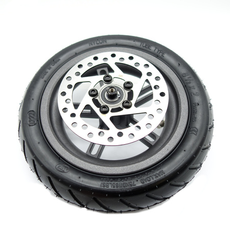 Koło tylne z oponą pneumatyczną i tarczą ham 120mm do Xiaomi M365 PRO / PRO 2