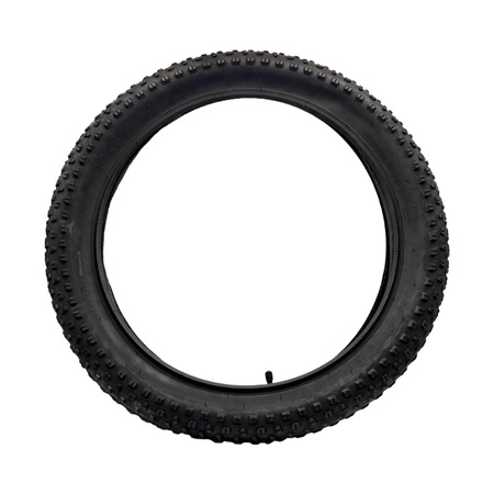 Gruba Opona Pneumatyczna Wanda 20x3.0" + Dętka do Roweru typu Fatbike