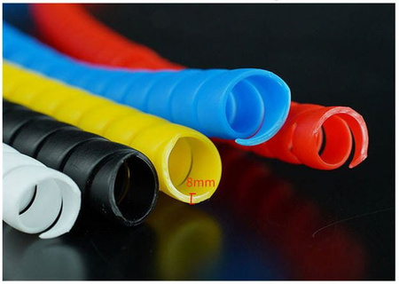 Spiralna Osłona Kabli do Hulajnogi Xiaomi/Ninebot/Motus - BIAŁY