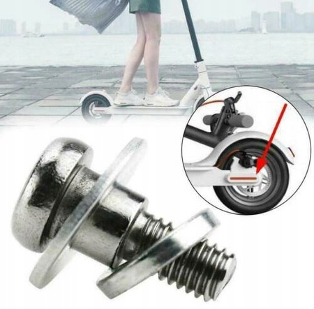 Śruba osi tylnego koła do hulajnóg Xiaomi M365 / M365 PRO / PRO 2 / Mi 3 / 1S / Essential