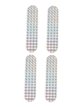 4x Naklejka odblaksowa SREBRNA do Xiaomi M365 / PRO / PRO 2 / Ninebot Max G30 / Motus Scooty 10