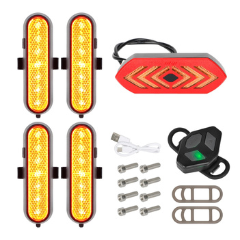 Uniwersalne Kierunkowskazy + Tylne Światło ULIP do Hulajnogi Elektrycznej Xiaomi