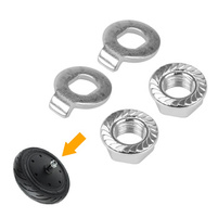 Zestaw 2x Nakrętka osi silnika i podkładka z blokadą