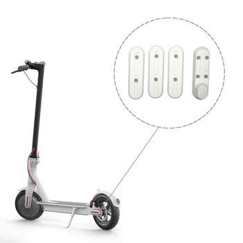 4x Biała pokrywa śrub kół do Xiaomi M365 / M365 PRO / PRO 2 / 1S / Essential / Mi 3