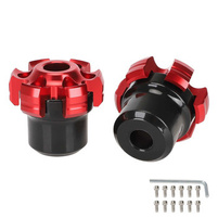 Zestaw 2 szt. Nakładki Antykolizyjne Crash Pad do Hulajnogi Elektrycznej - Czerwony