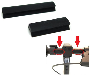 Gumowe zaślepki kierownicy do Ninebot Max G30 / Motus Scooty 10 / Frugal Power