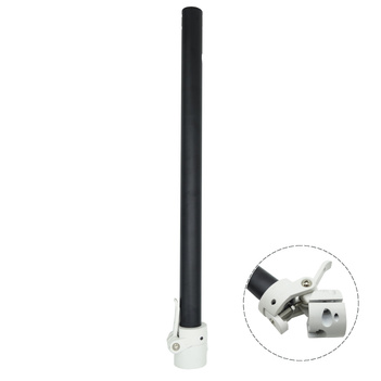 Czarna kolumna z białym mechanizmem składania do Xiaomi M365 / 1S / Essential