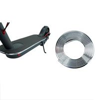 Taśma ochronna na podest do Xiaomi M365 / PRO / PRO 2 / 1S / Essential / MI 3 - SREBRNY POŁYSK