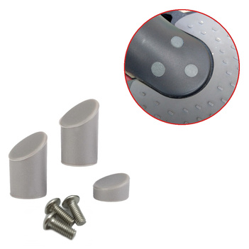 3x Szara zaślepka + 3x Śruba do tylnego błotnika do Xiaomi M365 / PRO / PRO 2 / 1S / Essential