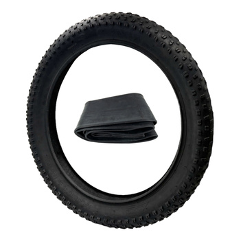 Gruba Opona Pneumatyczna Wanda 20x3.0" + Dętka do Roweru typu Fatbike
