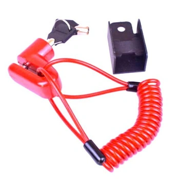 Zabezpieczenie antykradzieżowe z linką do Xiaomi M365 / PRO / PRO 2 / 1S / Essential - CZERWONY