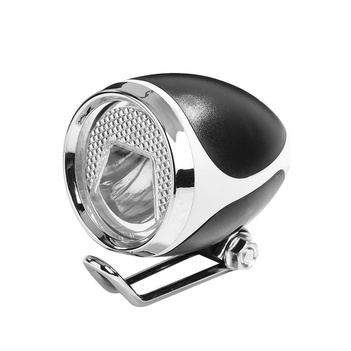 Lampa przednia LED do Kugoo M4 / M4 PRO - kolor CZARNY + BIAŁY