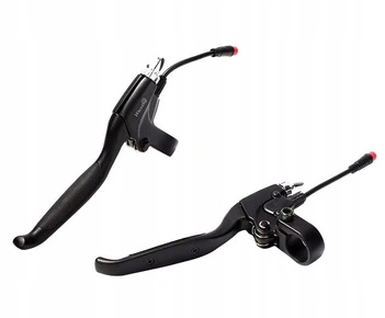 ZESTAW Klamka Dźwignia Hamulca Prawa + Lewa do Kugoo M4, M4 PRO / Kamikaze K1, K1 Plus, K1 Max