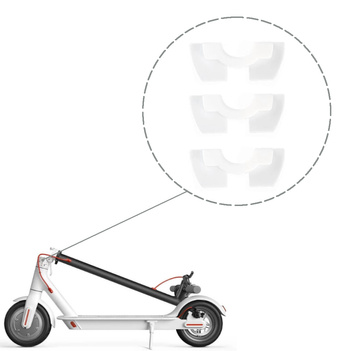 3x Podkładka kasująca luzy mechanizmu składania do Xiaomi M365 / M365 PRO - BIAŁY