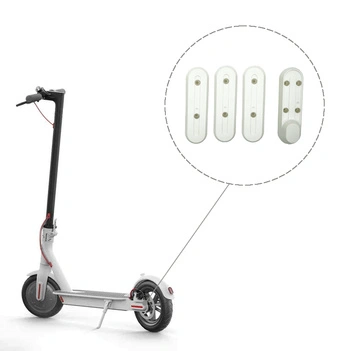 4x Biała pokrywa śrub kół do Xiaomi M365 / M365 PRO / PRO 2 / 1S / Essential / Mi 3