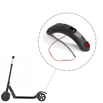 Błotnik tylny + lampa led do Kugoo S1 / S1 PRO