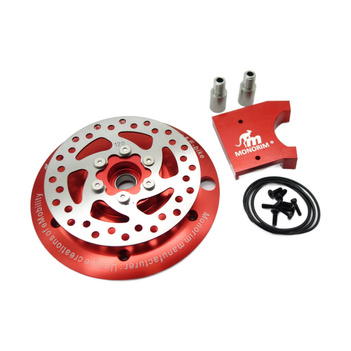 Monorim MD-FB RED Osłona Pokrywa Przedniego Silnika 36V z tarczą hamulcową i adapterem do Xiaomi M365 / PRO / PRO 2 / 1S / Essential