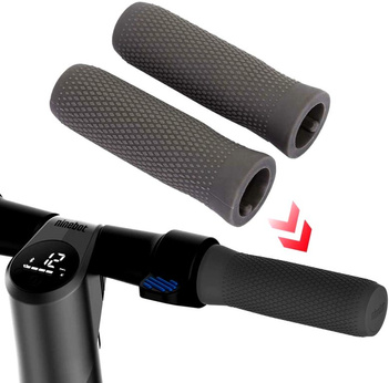 Gripy do Ninebot ES1 / ES2 / ES4 - kolor SZARY