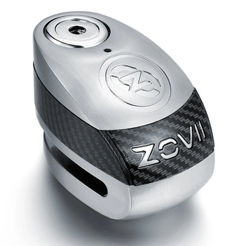 Zabezpieczenie Disc Lock z Alarmem ZOVII ZD6 - Brushed Metal