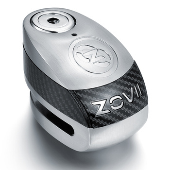 Zabezpieczenie Disc Lock z Alarmem ZOVII ZD10 - Brushed Metal